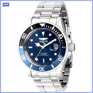 Stainless Steel Quartz Watch, 40mm Case, 200 Meter Water Resistant